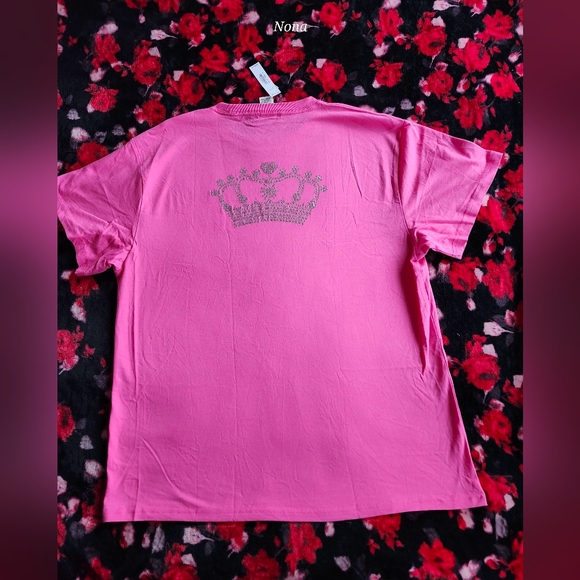 PINK VS Carmine Rose Bling Set size Large NWT - Picture 8 of 13